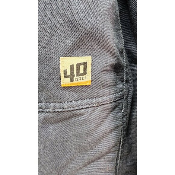 40 Grit By Duluth Trading Mens Navy Blue Button-Up Jacket 2XL 100% Cotton Shell - Picture 4 of 7